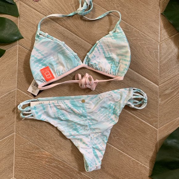 Shorline tie dye blue Bikini - Picture 2 of 2